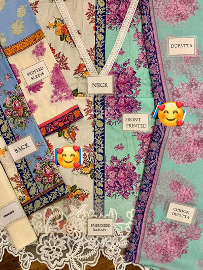 SANA SAFINAZ MUZZLIN &nbsp; LAWN COLLECTION 2024